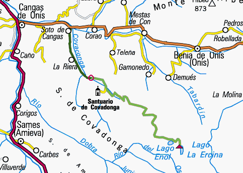 Lagos De Covadonga Altimetrías De Puertos De Montaña